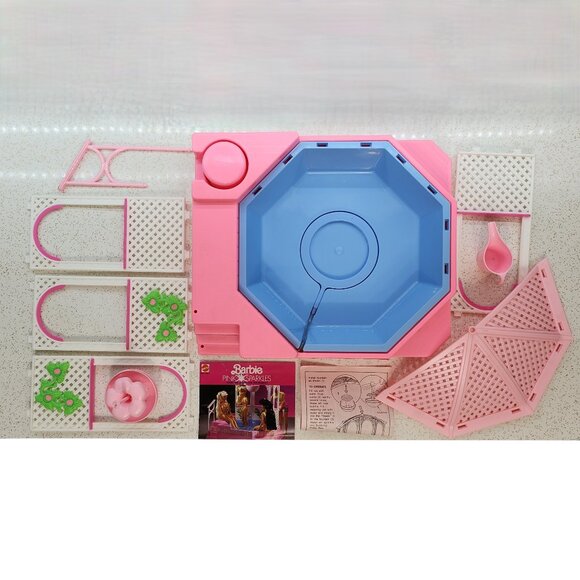 Barbie PInk Sparkles Bubblin' Pretty Spa CIB - Picture 5 of 17